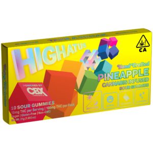 Highatus Pineapple Sour Gummies